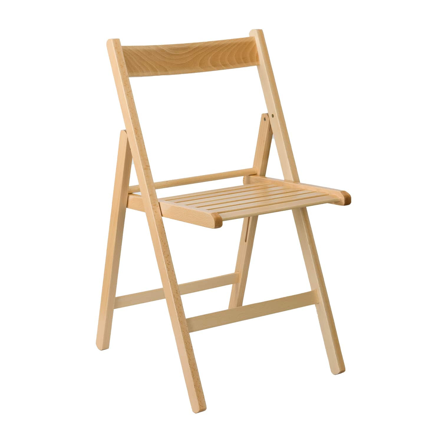 Silla Plegable de Madera de Haya Barnizada Buiani Thinia Home Sillas plegables 43
